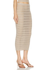 SER.O.YA Marjorie Maxi Skirt in Oxford, view 2, click to view large image.