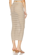 SER.O.YA Marjorie Maxi Skirt in Oxford, view 3, click to view large image.