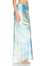 SER.O.YA Silvana Maxi Skirt in Cloud Tie Dye, view 2, click to view large image.