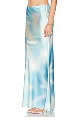 SER.O.YA Silvana Maxi Skirt in Cloud Tie Dye, view 3, click to view large image.
