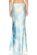 SER.O.YA Silvana Maxi Skirt in Cloud Tie Dye, view 4, click to view large image.