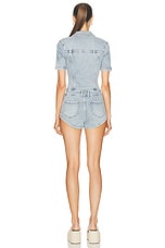 SER.O.YA Judith Vintage Stretch Romper in Coastline, view 3, click to view large image.