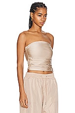 SER.O.YA Debbi Strapless Top in Gold, view 2, click to view large image.