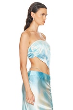 SER.O.YA Natalia Scarf Top in Cloud Tie Dye, view 2, click to view large image.