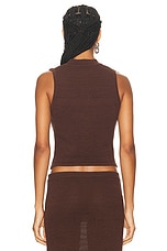 SER.O.YA Alani Knit Vest Top in Coconut, view 3, click to view large image.