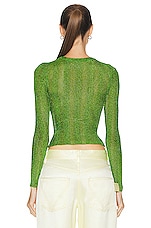 SER.O.YA Paxton Top in Chartreuse, view 3, click to view large image.