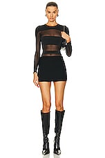 SER.O.YA Ciar Bodysuit in Black, view 5, click to view large image.