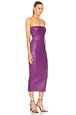 SPRWMN Tube Dress in Violet, view 2, click to view large image.