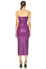 SPRWMN Tube Dress in Violet, view 3, click to view large image.