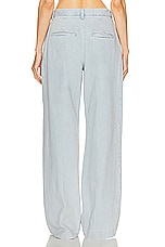 SPRWMN Pleated Denim Trouser in Bruni, view 3, click to view large image.