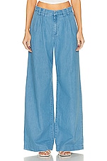 SPRWMN Pleated Trouser in Danielle, view 1, click to view large image.