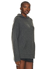 SPRWMN Heavy Cashmere Oversized Hoodie in Flannel, view 2, click to view large image.