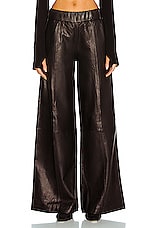 SPRWMN Wide Leg Trouser in Black, view 1, click to view large image.