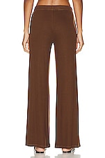 SPRWMN Wide Leg Pant in Walnut, view 3, click to view large image.