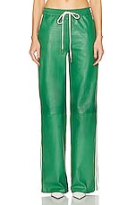 SPRWMN Baggy Athletic Sweatpant in Evergreen, view 1, click to view large image.