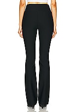 SPRWMN Micro Flare Pant in Black, view 3, click to view large image.