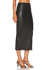 SPRWMN Tube Skirt in Black, view 2, click to view large image.