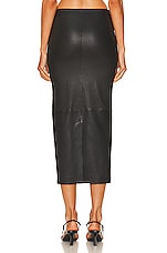 SPRWMN Tube Skirt in Black, view 3, click to view large image.