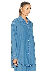 SPRWMN Oversized Shirt in Danielle, view 2, click to view large image.