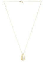 STONE AND STRAND Pave Pistachio Necklace in 10k Yellow Gold & White Diamond, view 1, click to view large image.