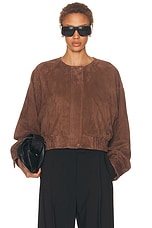 SRG Danica Suede Jacket in Mocha | FWRD