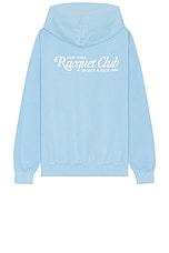 Sporty & Rich 94 Racquet Club Hoodie in Sky Blue | FWRD