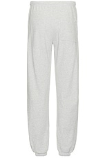 Sporty & Rich Starter Sweatpants in Heather Grey & Navy, view 2, click to view large image.