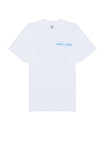 Sporty & Rich 1800 Health T-shirt in White, view 2, click to view large image.