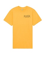 Sporty & Rich Ny 94 T-shirt in Faded Gold, view 1, click to view large image.