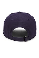 Sporty & Rich Eden Crest Hat in Navy & White, view 2, click to view large image.