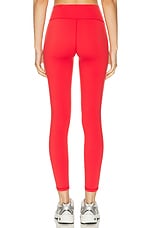 Sporty & Rich Runner Box Legging in Sports Red, view 4, click to view large image.