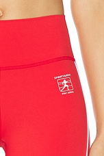 Sporty & Rich Runner Box Legging in Sports Red, view 6, click to view large image.