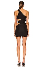 Staud Letta Dress in Black, view 4, click to view large image.