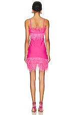 Staud Etta Dress in SHOCKING PINK, view 3, click to view large image.