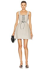 【関税込み】Staud ホワイト Sutton ミニワンピース Mini-Sutton-dress---white-