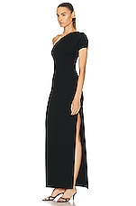 Staud Adalynn Dress in Black, view 3, click to view large image.