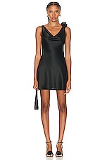 Staud Delilah Dress in Black, view 1, click to view large image.
