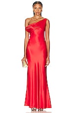 Staud Ashanti Dress in Red Rose, view 1, click to view large image.
