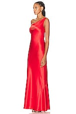 Staud Ashanti Dress in Red Rose, view 3, click to view large image.
