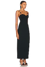 Staud Georgina Dress in Black, view 2, click to view large image.