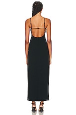 Staud Georgina Dress in Black, view 3, click to view large image.