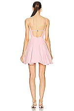Staud Mini Joli Dress in Pearl Pink, view 3, click to view large image.