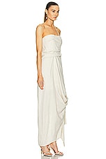 Staud Caravaggio Dress in Natural, view 2, click to view large image.