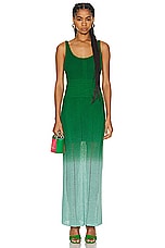 Staud Lombardy Dress in Mermaid Ombre, view 1, click to view large image.