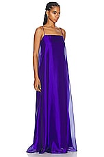 Staud Maxi Delfina Dress in Violet, view 2, click to view large image.