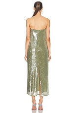 Staud Casey Dress in Garden Moss, view 3, click to view large image.