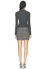 Staud Platt Dress in Textured Herringbone, view 3, click to view large image.