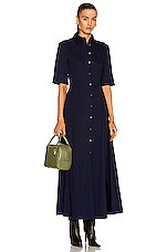 Staud Joan Maxi Dress in Navy | FWRD