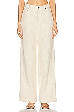 Staud Grayson Pant in Ivory, view 1, click to view large image.