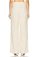Staud Grayson Pant in Ivory, view 3, click to view large image.